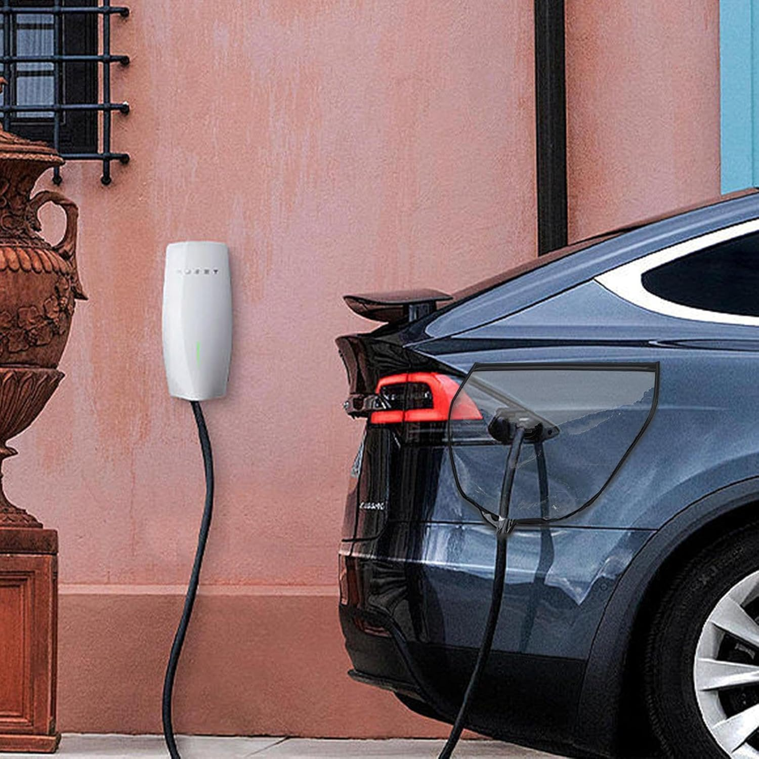 EV Charger Port Cover | Waterproof & Dustproof Magnetic Protector