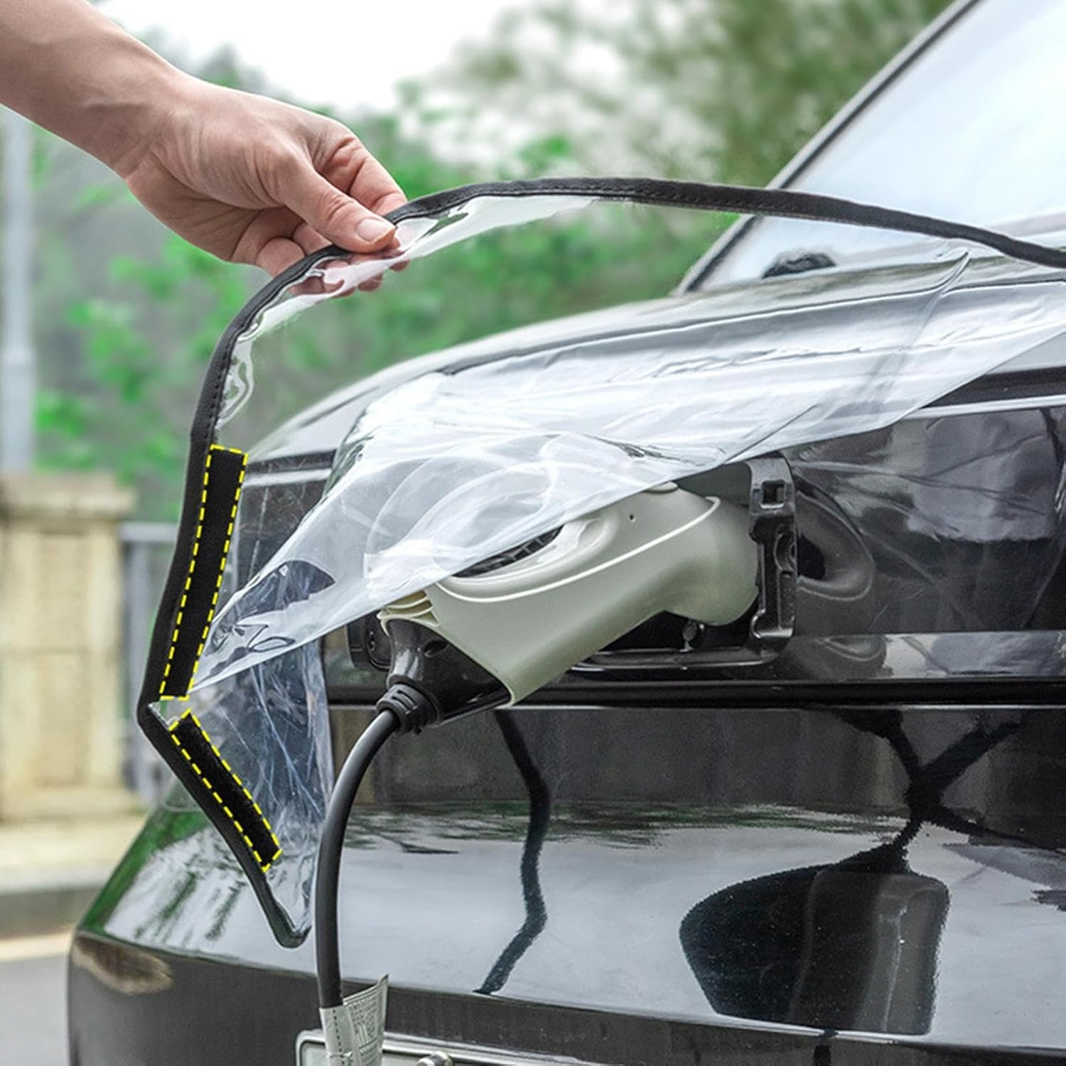 EV Charger Port Cover | Waterproof & Dustproof Magnetic Protector