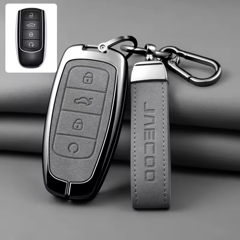 Jaecoo J7 Smart Key Fob Cover with Keychain – Protective Case