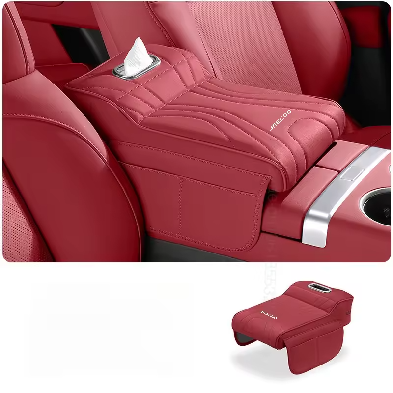 Jaecoo J7 Armrest Cushion | Console Pad with Side Storage & Tissue Box