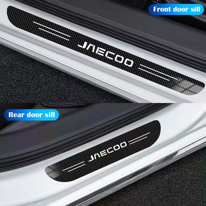 Jaecoo Door Sill Protectors | 4pcs Stainless Steel Threshold Strips for J7 J8 PHEV