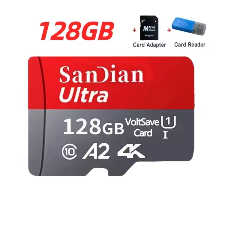 High-Speed MicroSD Memory Card | Class 10 U3 A2 V30 for Dashcams & Devices