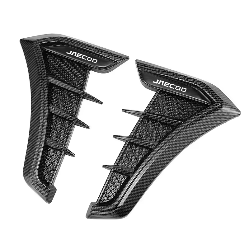 Carbon Black Side Wing Fender Decals for Jaecoo | 2-Piece Sport Body Stickers