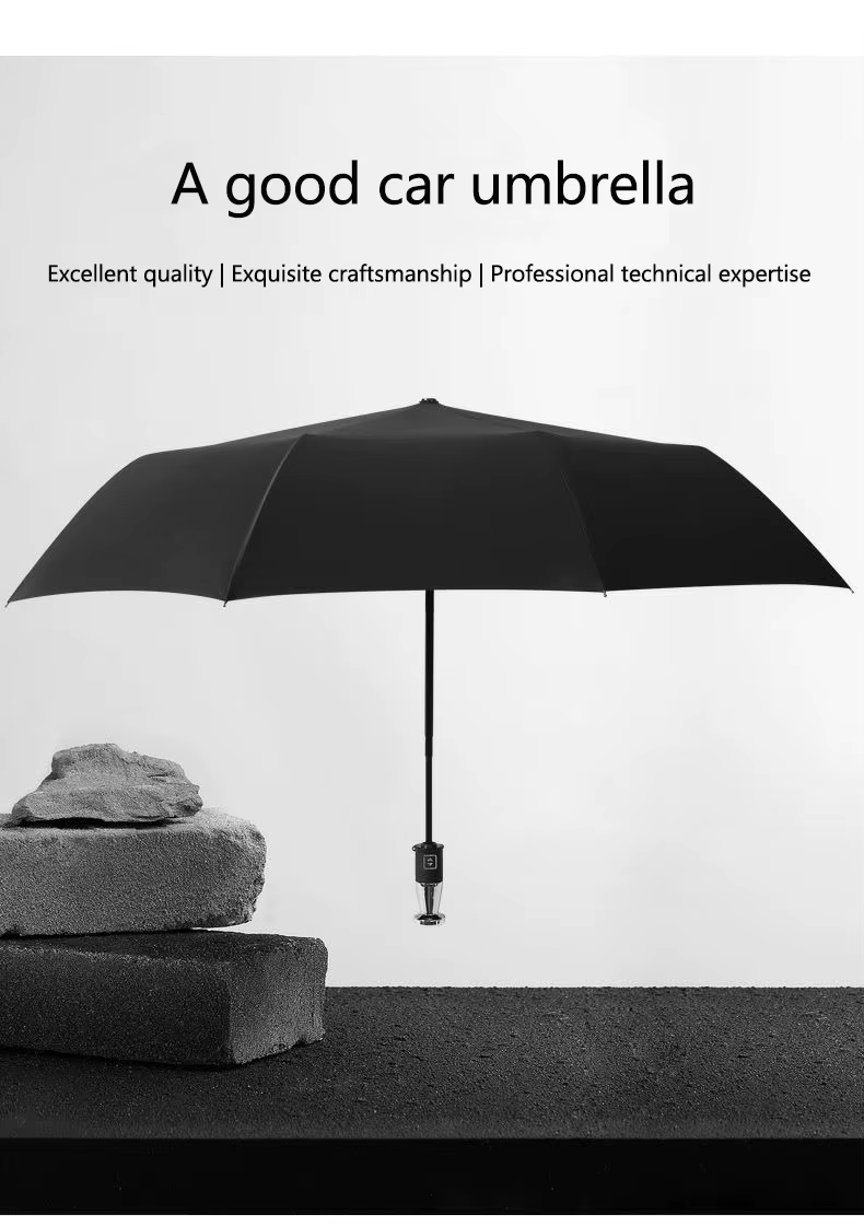 Jaecoo Automatic Folding Umbrella | Windproof UV Protection Compact Sunshade