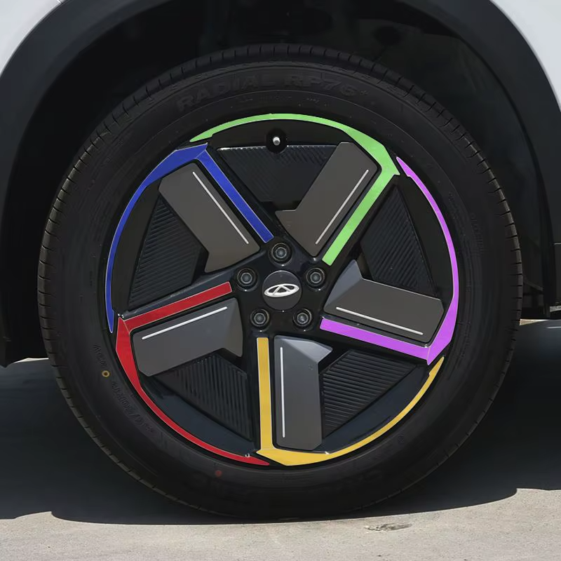 Car Wheel Stickers for Jaecoo J7 PHEV | Scratch-Resistant Alloy Rim Decals
