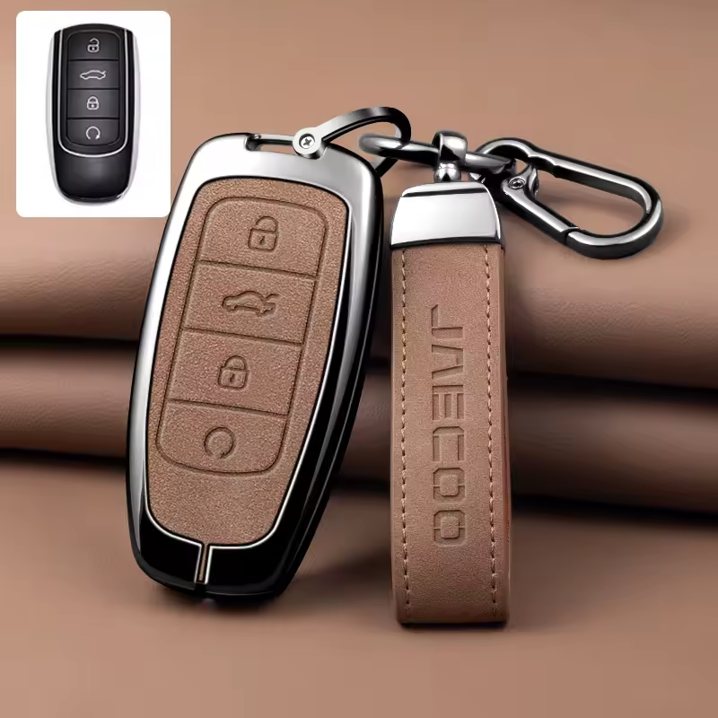Jaecoo J7 Smart Key Fob Cover with Keychain – Protective Case