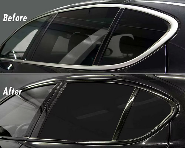 Gloss Black Car Vinyl Trim Tape | Self-Adhesive Blackout Strip for Windows & Roof