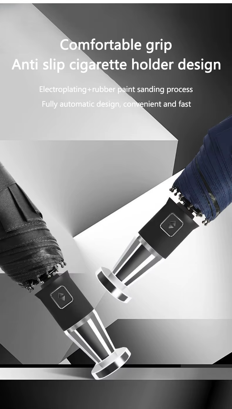 Jaecoo Automatic Folding Umbrella | Windproof UV Protection Compact Sunshade