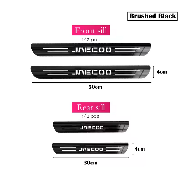 Jaecoo Door Sill Protectors | 4pcs Stainless Steel Threshold Strips for J7 J8 PHEV