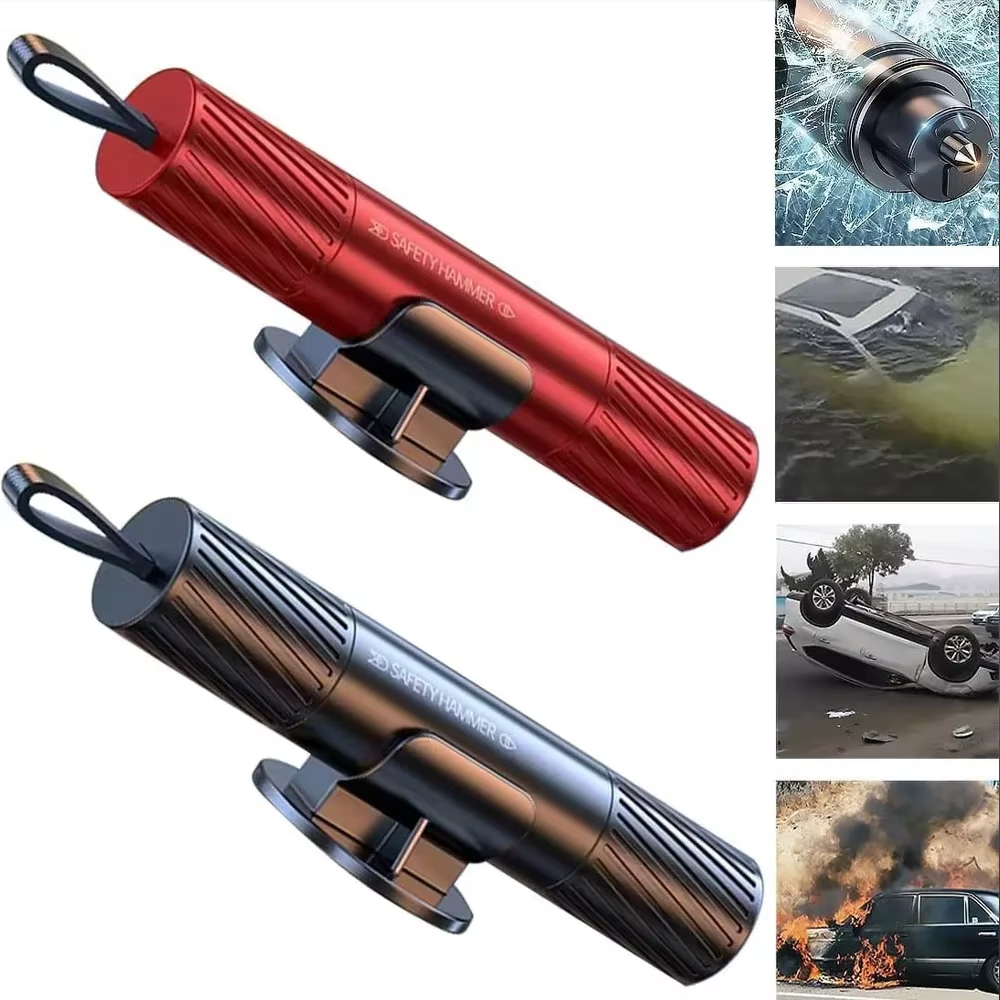 2-in-1 Car Safety Tool for Jaecoo | Emergency Glass Breaker & Seatbelt Cutter