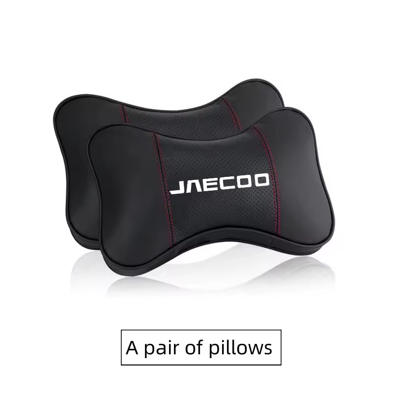 Jaecoo Car Seat Neck Pillow & Seat Belt Shoulder Pad Set | Comfort Headrest Cushions