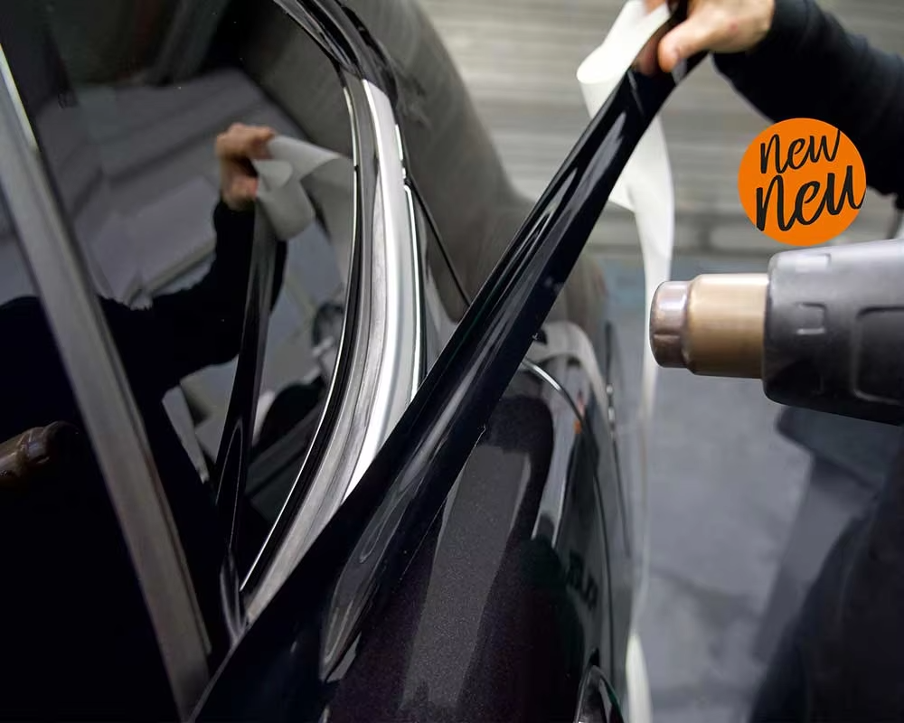Gloss Black Car Vinyl Trim Tape | Self-Adhesive Blackout Strip for Windows & Roof