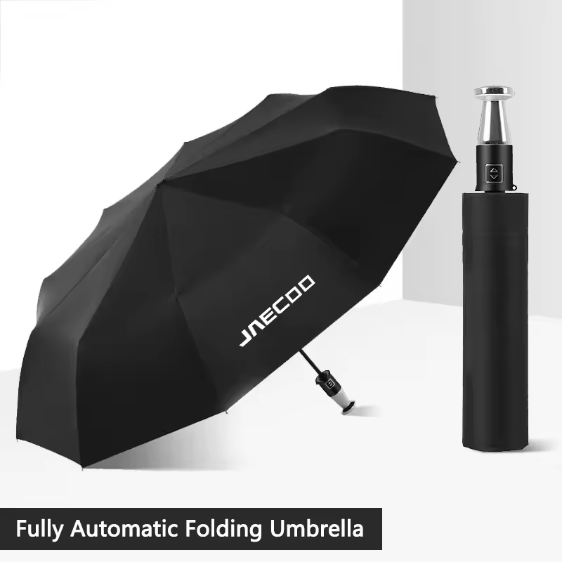 Jaecoo Automatic Folding Umbrella | Windproof UV Protection Compact Sunshade