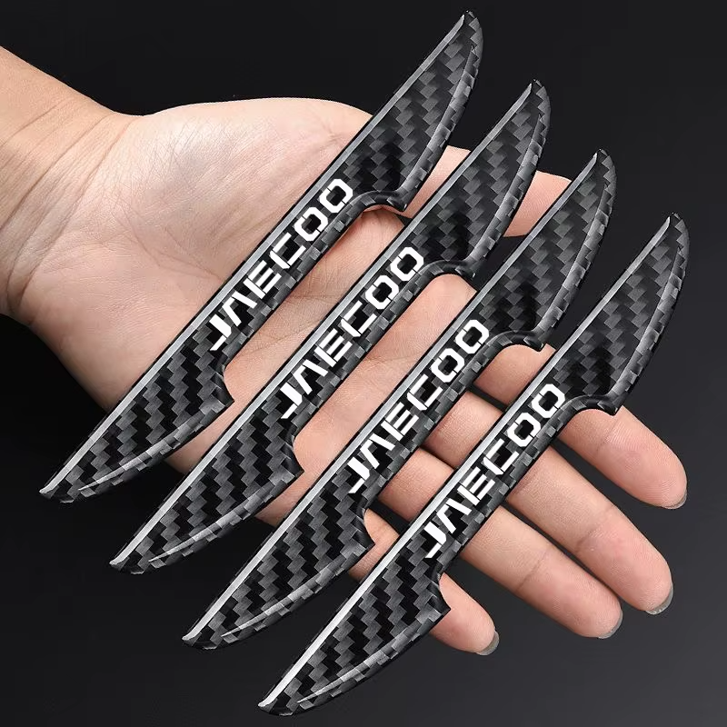 Carbon Fiber Door Stickers for Jaecoo | 4PCS Scratch Protection Decals