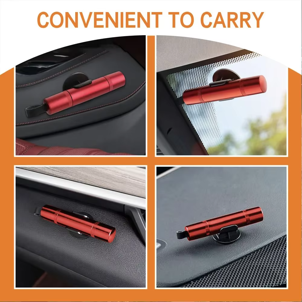 2-in-1 Car Safety Tool for Jaecoo | Emergency Glass Breaker & Seatbelt Cutter