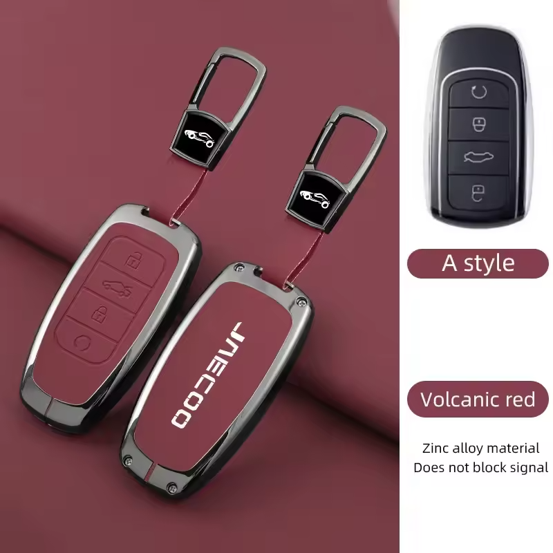 Jaecoo J7 Smart Key Fob Cover with Keychain – Protective Case