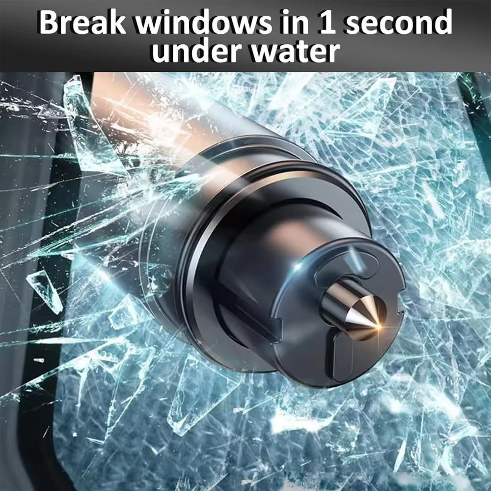 2-in-1 Car Safety Tool for Jaecoo | Emergency Glass Breaker & Seatbelt Cutter