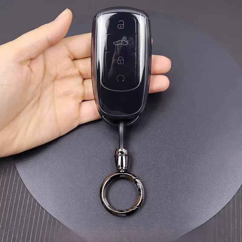 Jaecoo Key Cover with Keychain | Clear Protective Smart Key Case