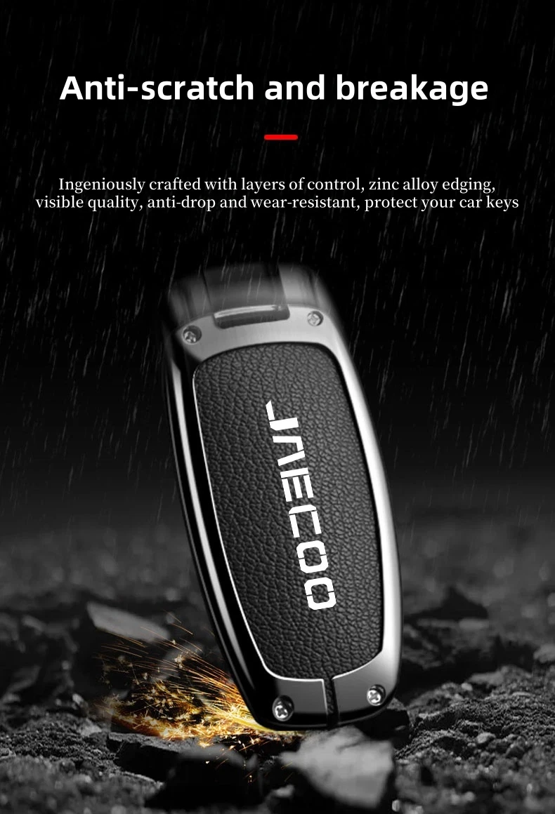 Jaecoo Key Cover with Keychain | Protective Smart Key Case