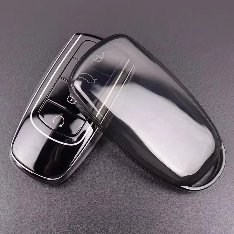 Jaecoo Key Cover with Keychain | Clear Protective Smart Key Case