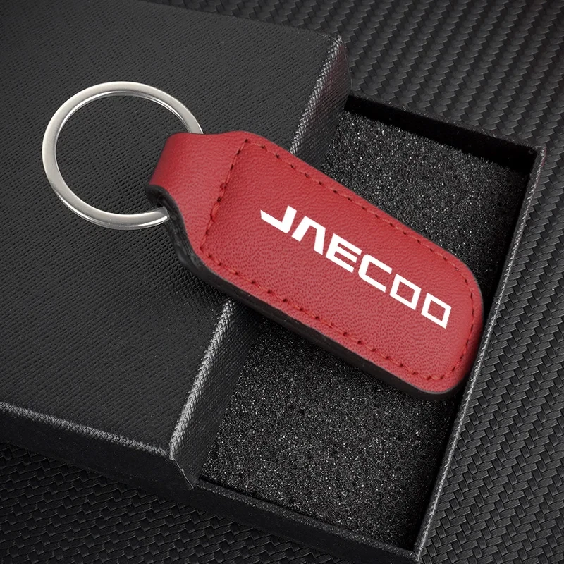 Jaecoo PU Leather Keychain | Hook Keyring Car Accessory