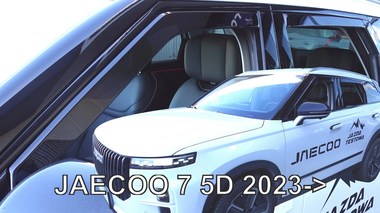 Jaecoo 7 Wind Deflectors | HEKO 4-Piece Set – Rain & Wind Protection