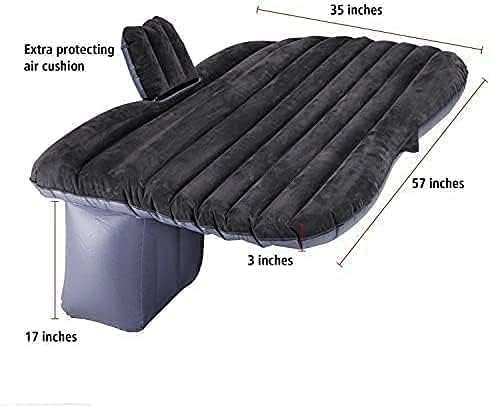 Inflatable Car Mattress – Back Seat Air Bed for Travel & Road Trips