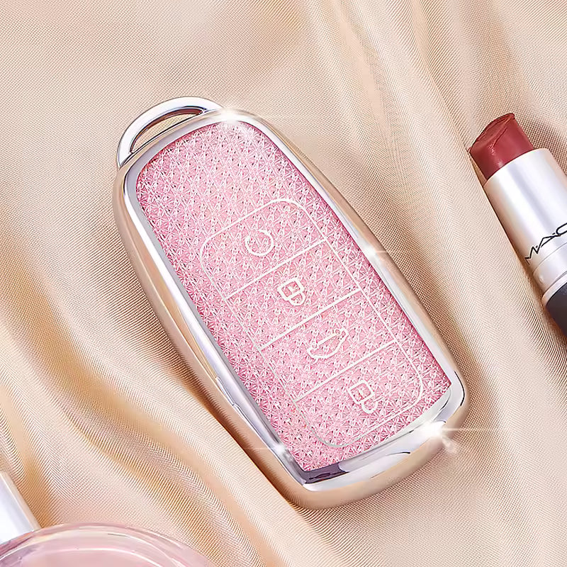 Luxury Diamond Key Cover for Jaecoo| Protective TPU Glitter Smart Key Case