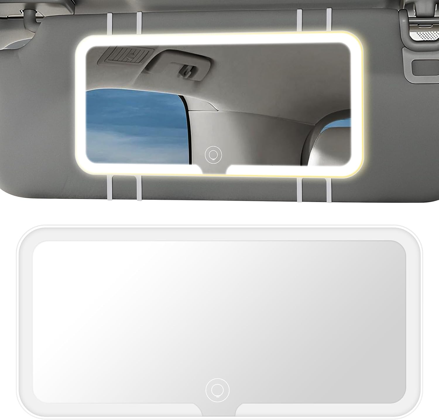LED Illuminated Sun Visor Vanity Mirror for Jaecoo
