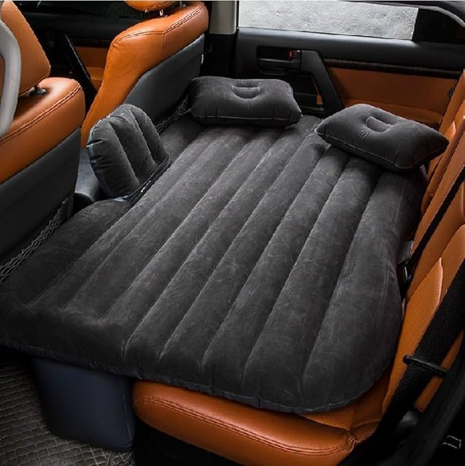 Inflatable Car Mattress – Back Seat Air Bed for Travel & Road Trips