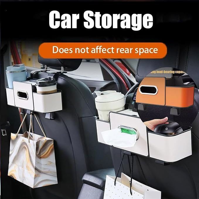 Premium Seat Back Storage Organiser with Cup Holders for Jaecoo