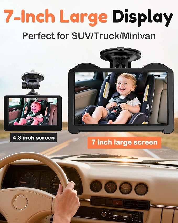 HD Baby Car Camera Monitor with 7" Display for Jaecoo