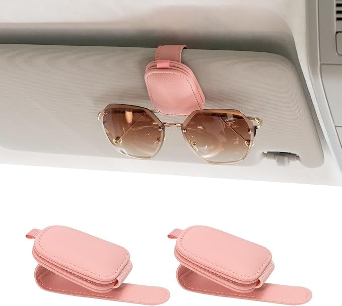 2 Pack Magnetic Car Sun Visor Glasses Holders for Jaecoo