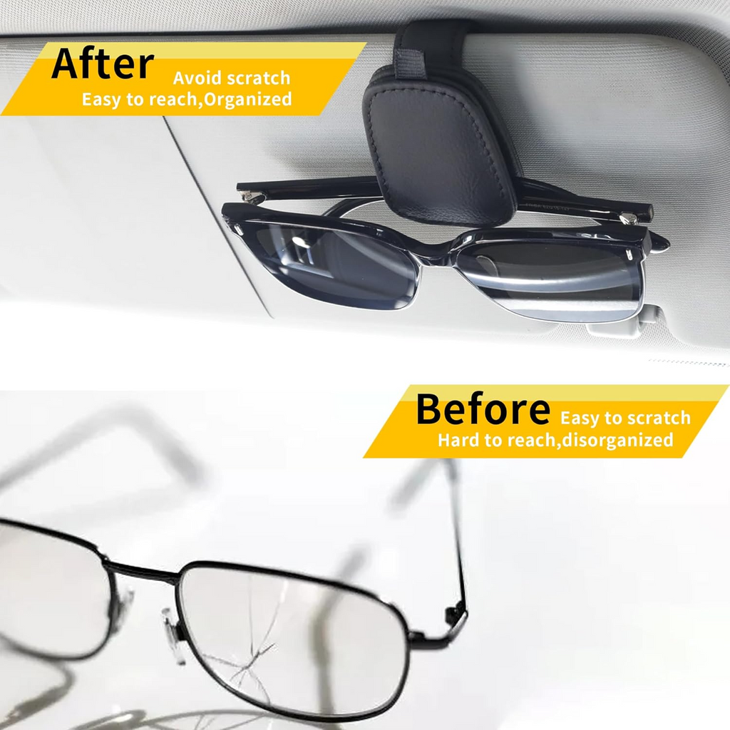 2 Pack Magnetic Car Sun Visor Glasses Holders for Jaecoo