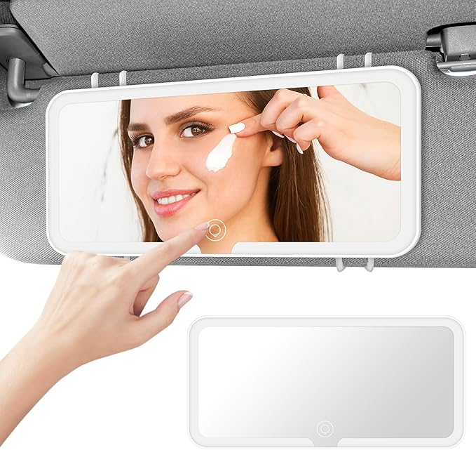 LED Illuminated Sun Visor Vanity Mirror for Jaecoo