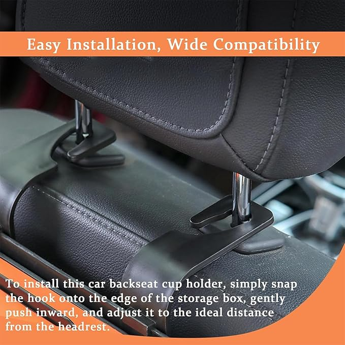 Premium Seat Back Storage Organiser with Cup Holders for Jaecoo