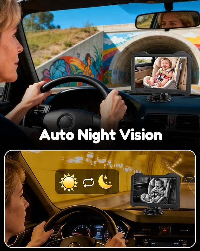 HD Baby Car Camera Monitor with 7" Display for Jaecoo