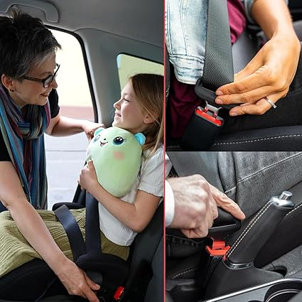 Car Seat Belt Clip – Seatbelt Positioning Accessory 2 Pack
