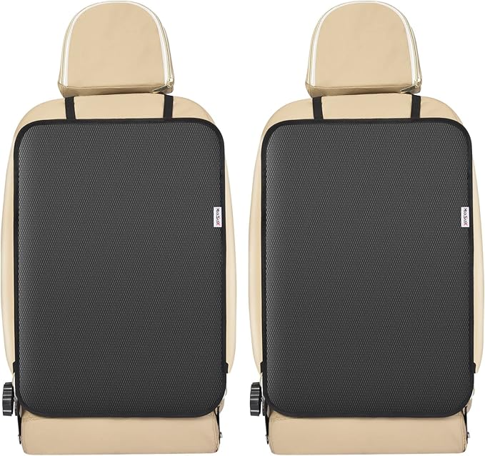 2 Pack Car Seat Back Kick Mats with Storage Pockets for Jaecoo