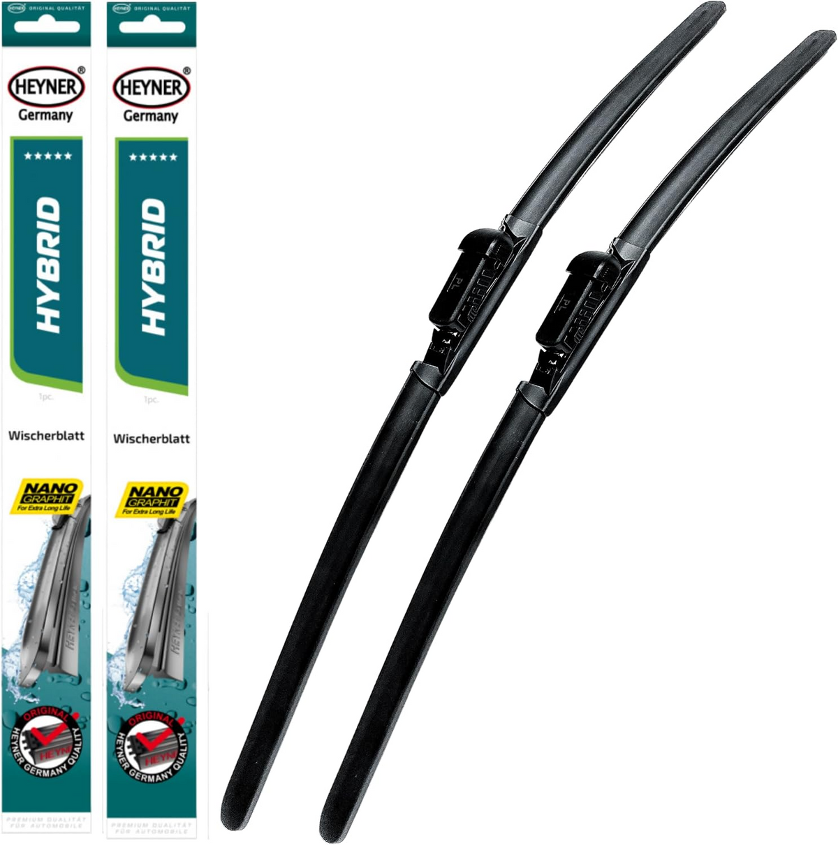 HEYNER Hybrid Front Wiper Blades for Jaecoo J7 – 24" & 18"