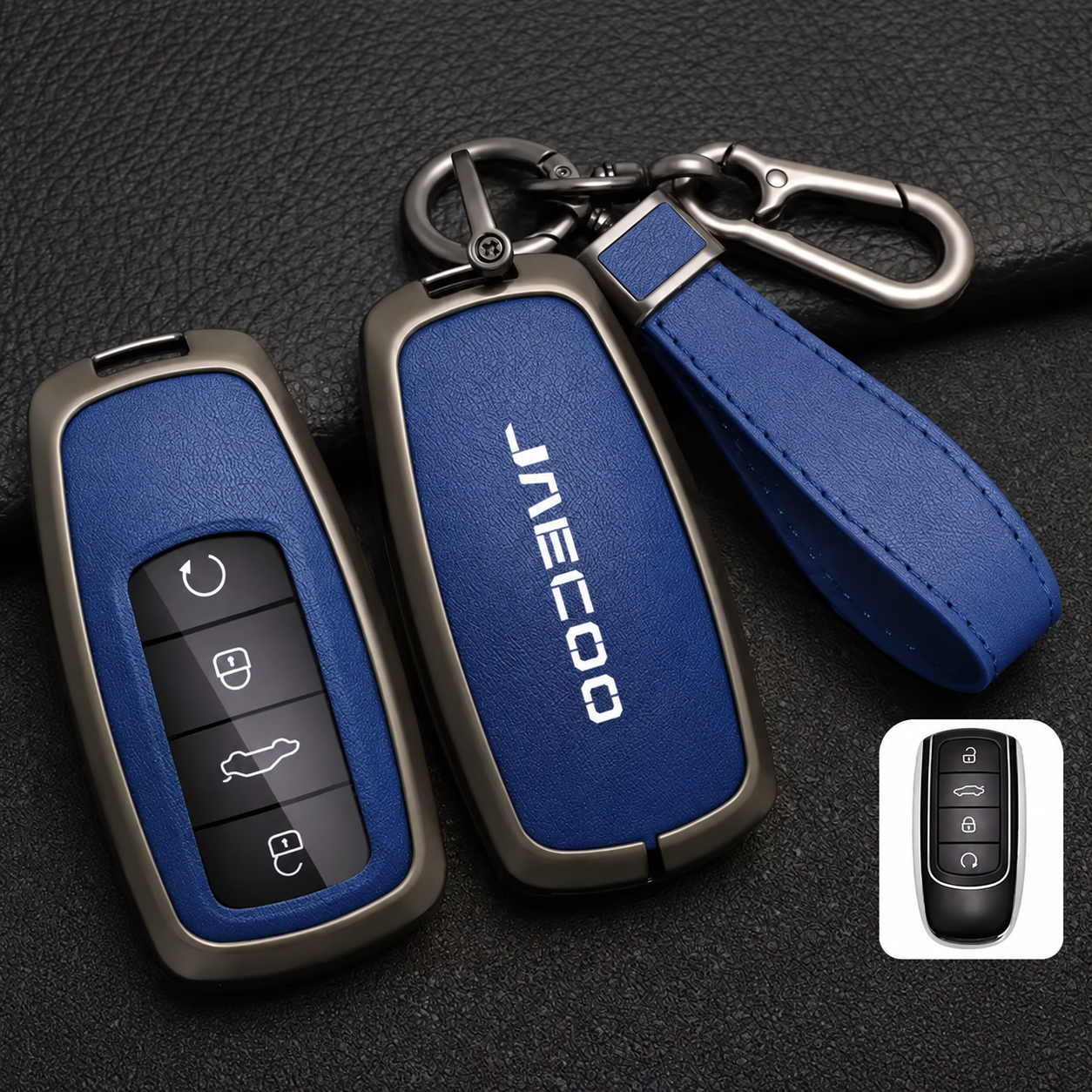 Jaecoo J7 & J8 Zinc Alloy Key Cover with Strap