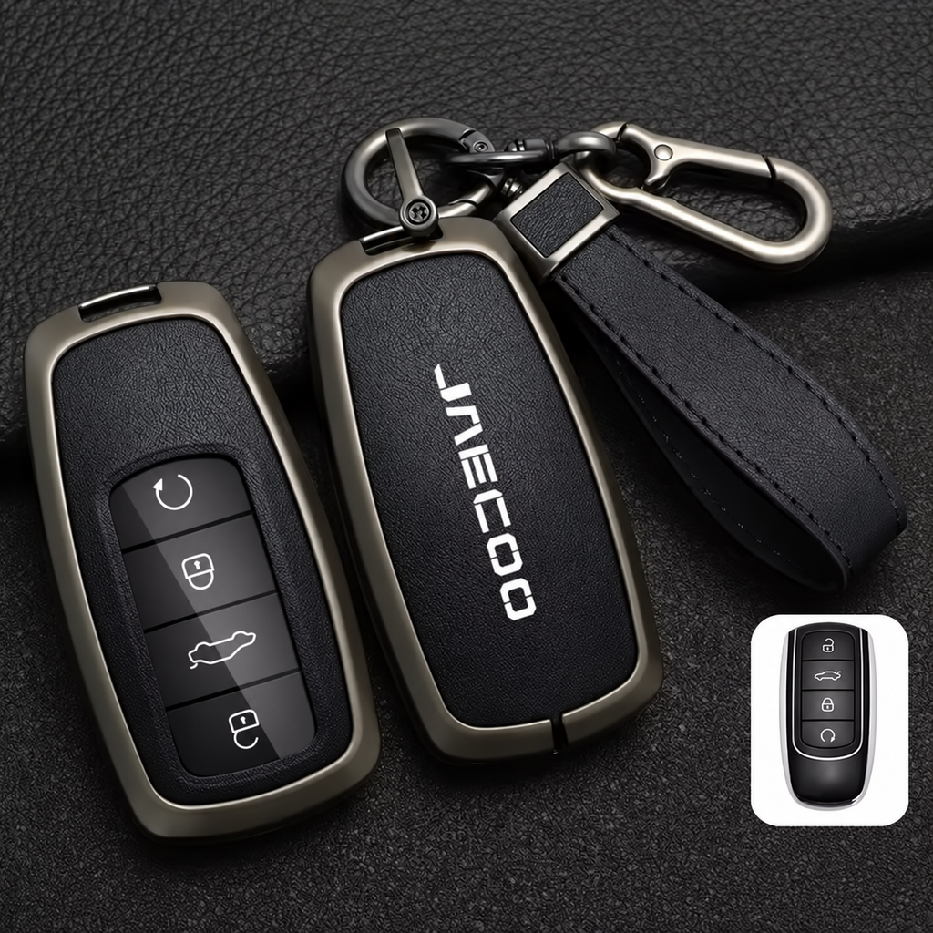 Jaecoo J7 & J8 Zinc Alloy Key Cover with Strap