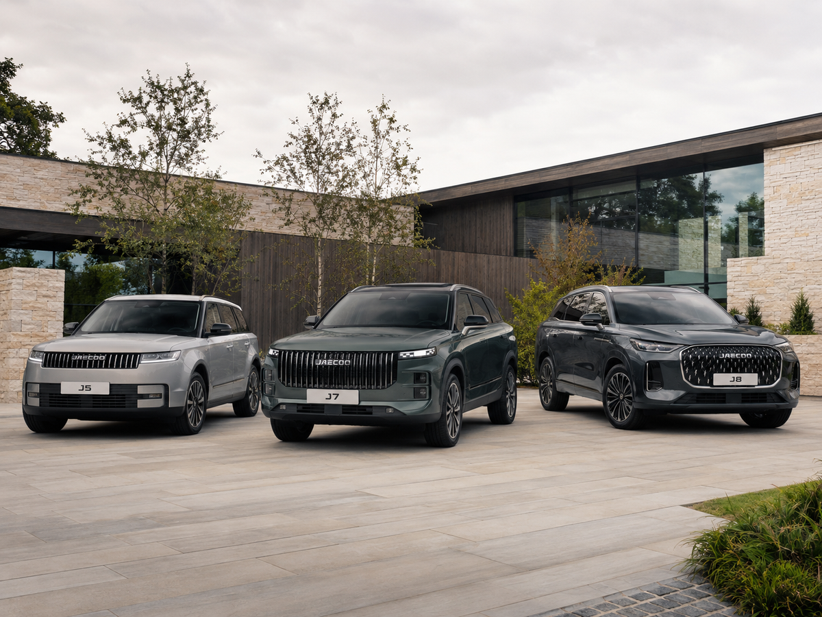 Jaecoo J5, J7 and J8 model lineup