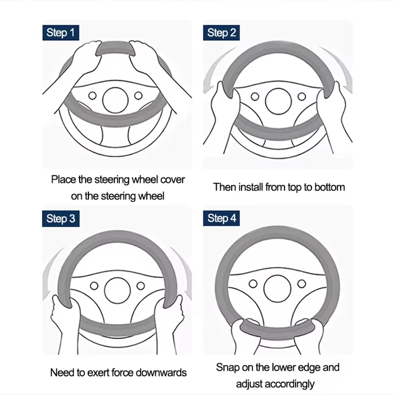 Jaecoo J7 Steering Wheel Cover | D-Shape Leather Grip Protector