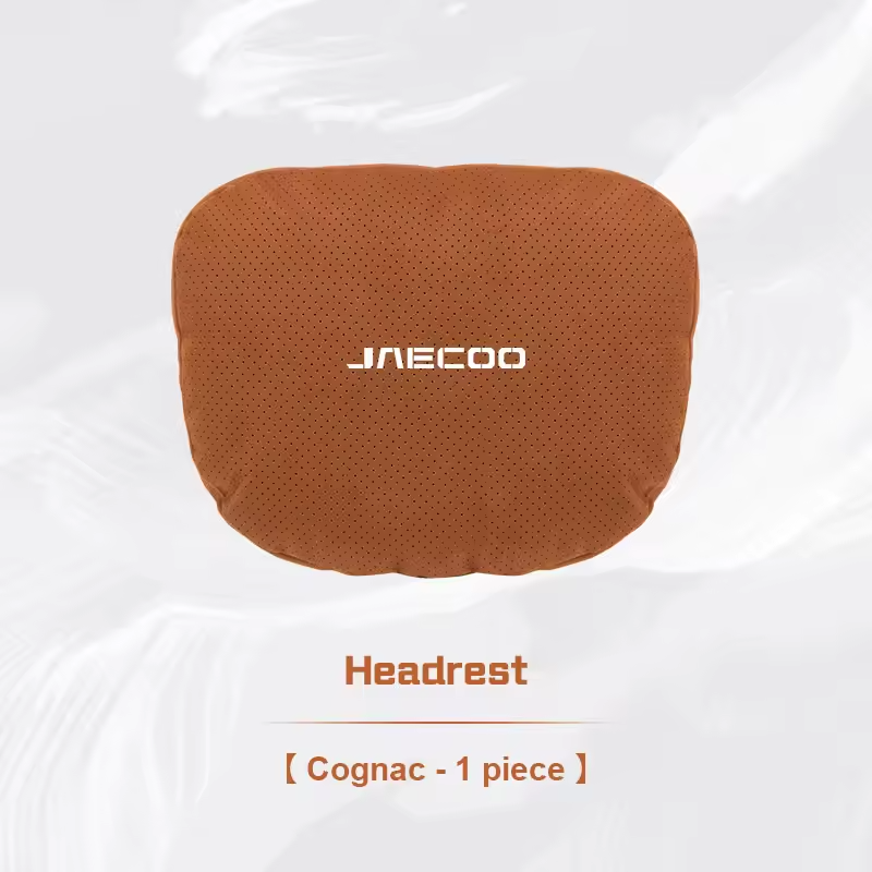Suede Headrest Pillow for Jaecoo | Breathable Car Neck Cushion Support