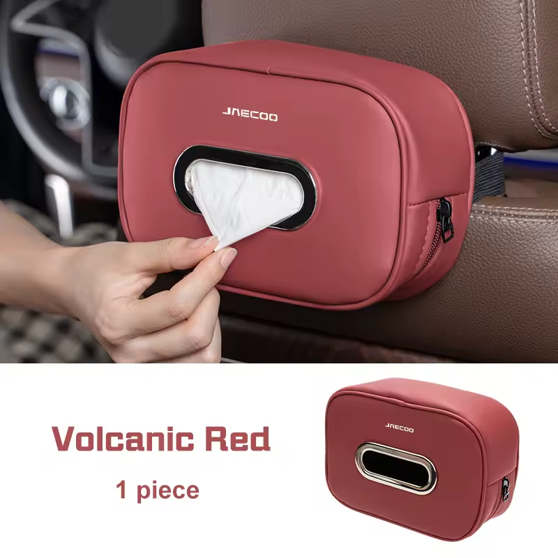 Leather Tissue Holder For Jaecoo  – Back Seat Armrest Storage Box