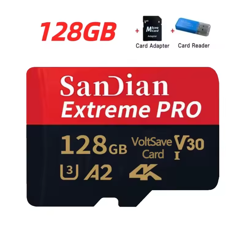 High-Speed MicroSD Memory Card | Class 10 U3 A2 V30 for Dashcams & Devices