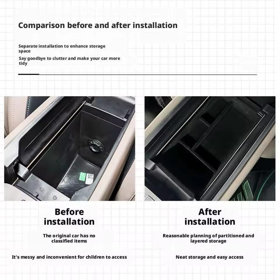 Jaecoo J7 PHEV Centre Console Armrest Storage Box | Organizer Insert
