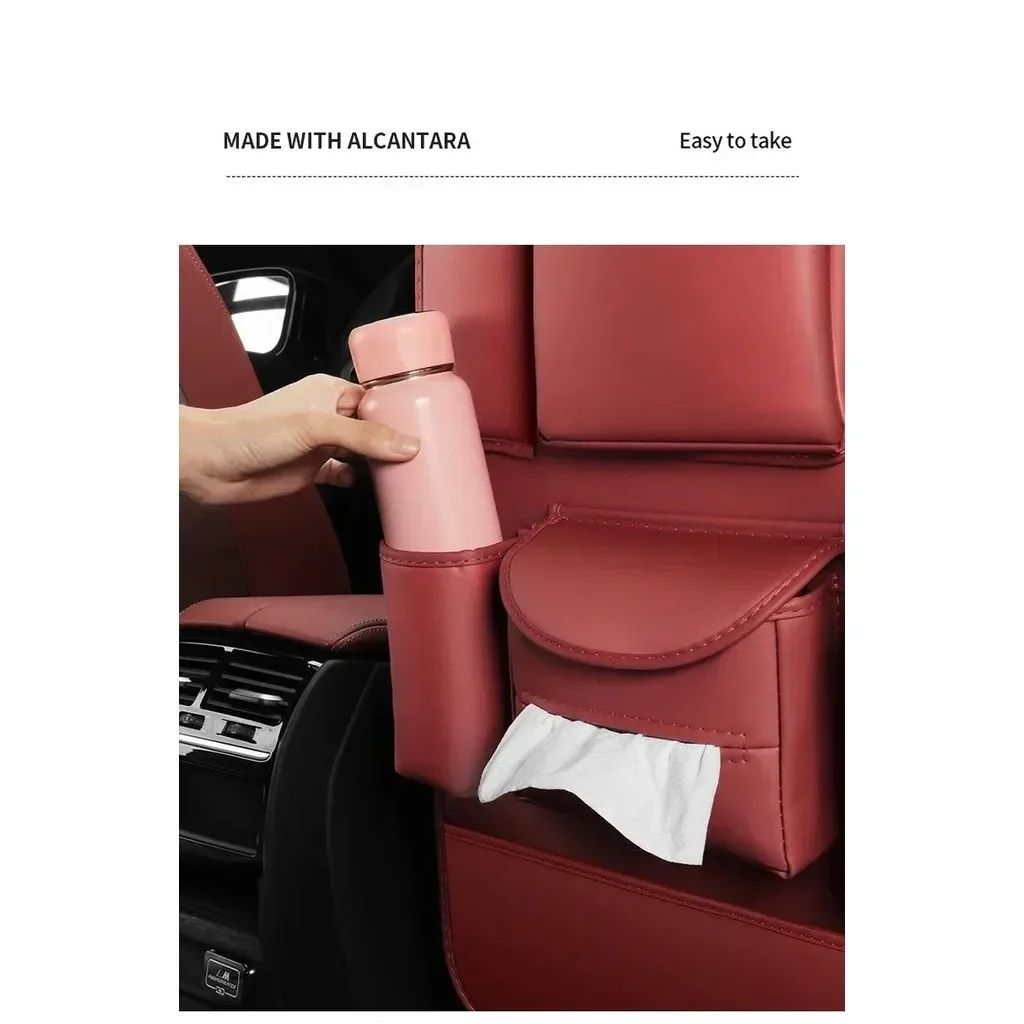 Jaecoo Car Seat Back Organizers | 2pcs Leather Multi-Pocket Storage Bags