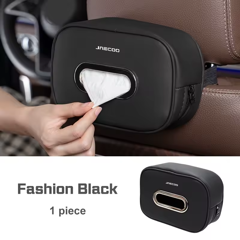 Leather Tissue Holder For Jaecoo  – Back Seat Armrest Storage Box